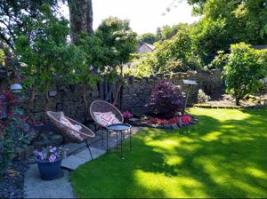 Garden photo in the summer- click for photo gallery